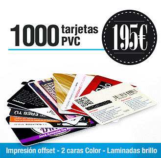 Tarjetas PVC Precio 1000 tarjetas plasticas