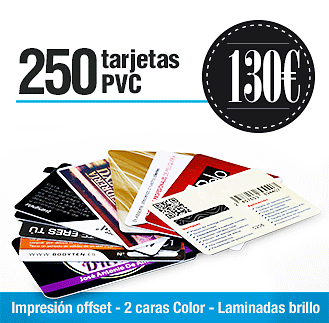 Precios 250 tarjetas PVC Precio 250 tarjetas plasticas