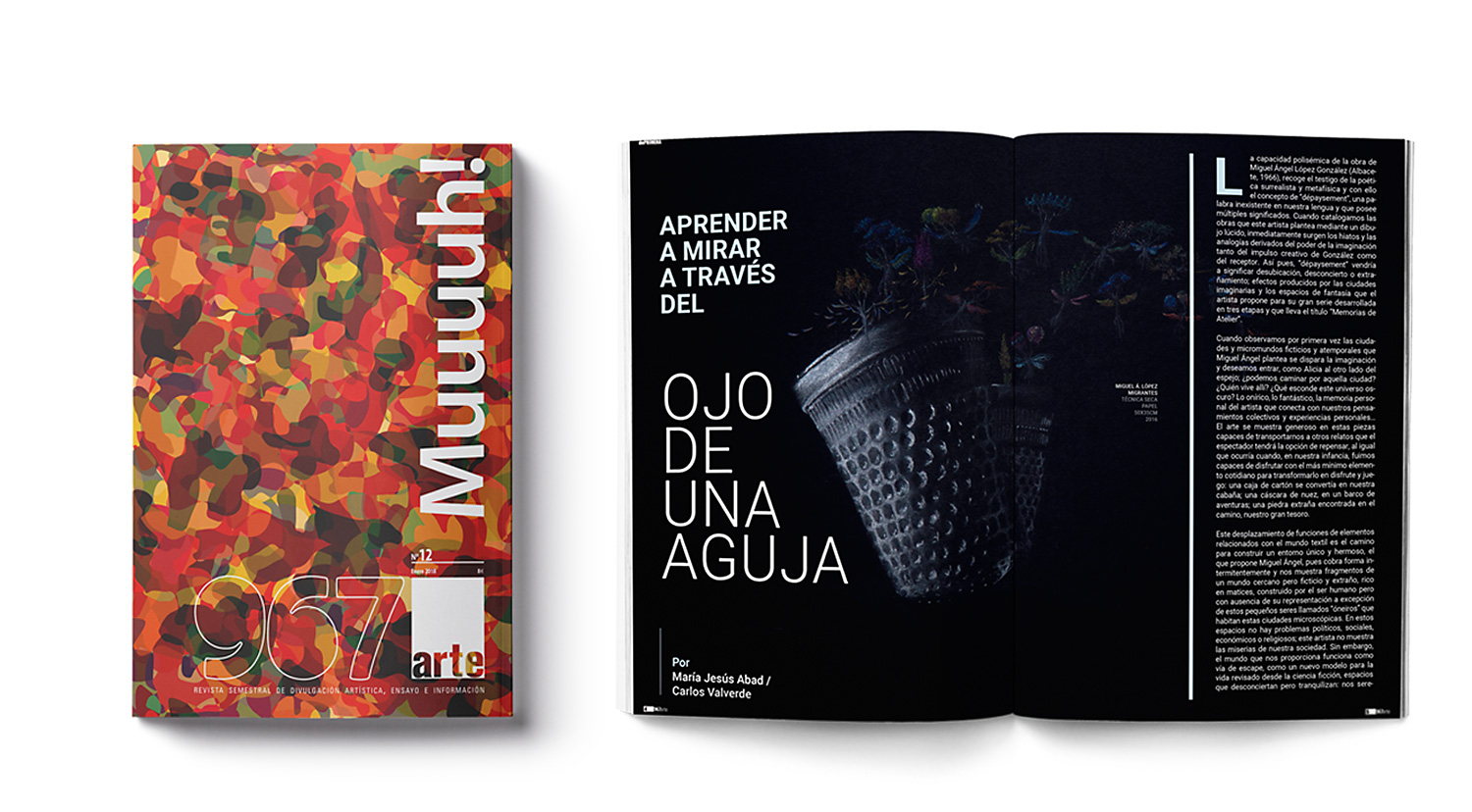 Diseño Editorial e Imprenta en Albacete para Revista 967Arte