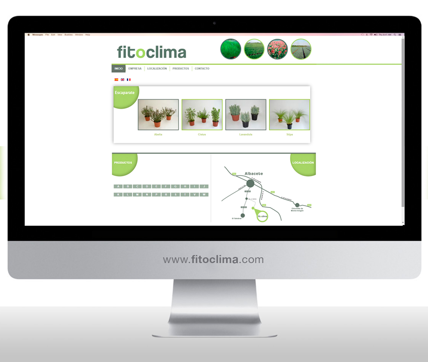 Diseño Web, diseño de web corporativa Fitoclima