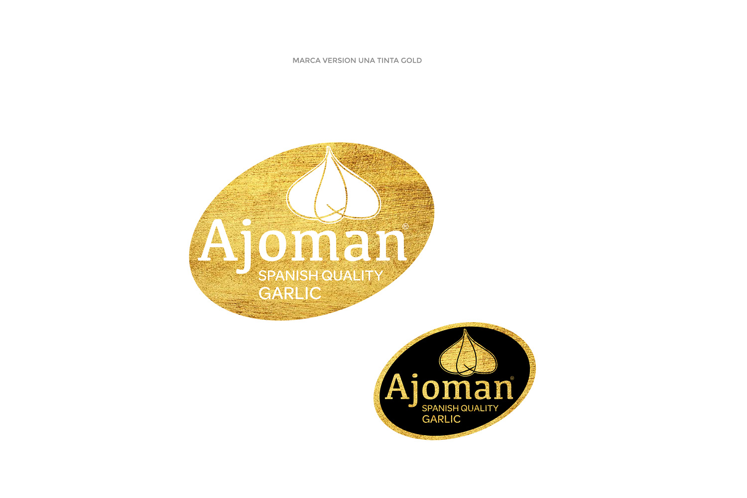 Rediseño de logotipo y restyling marca y packaging Ajoman