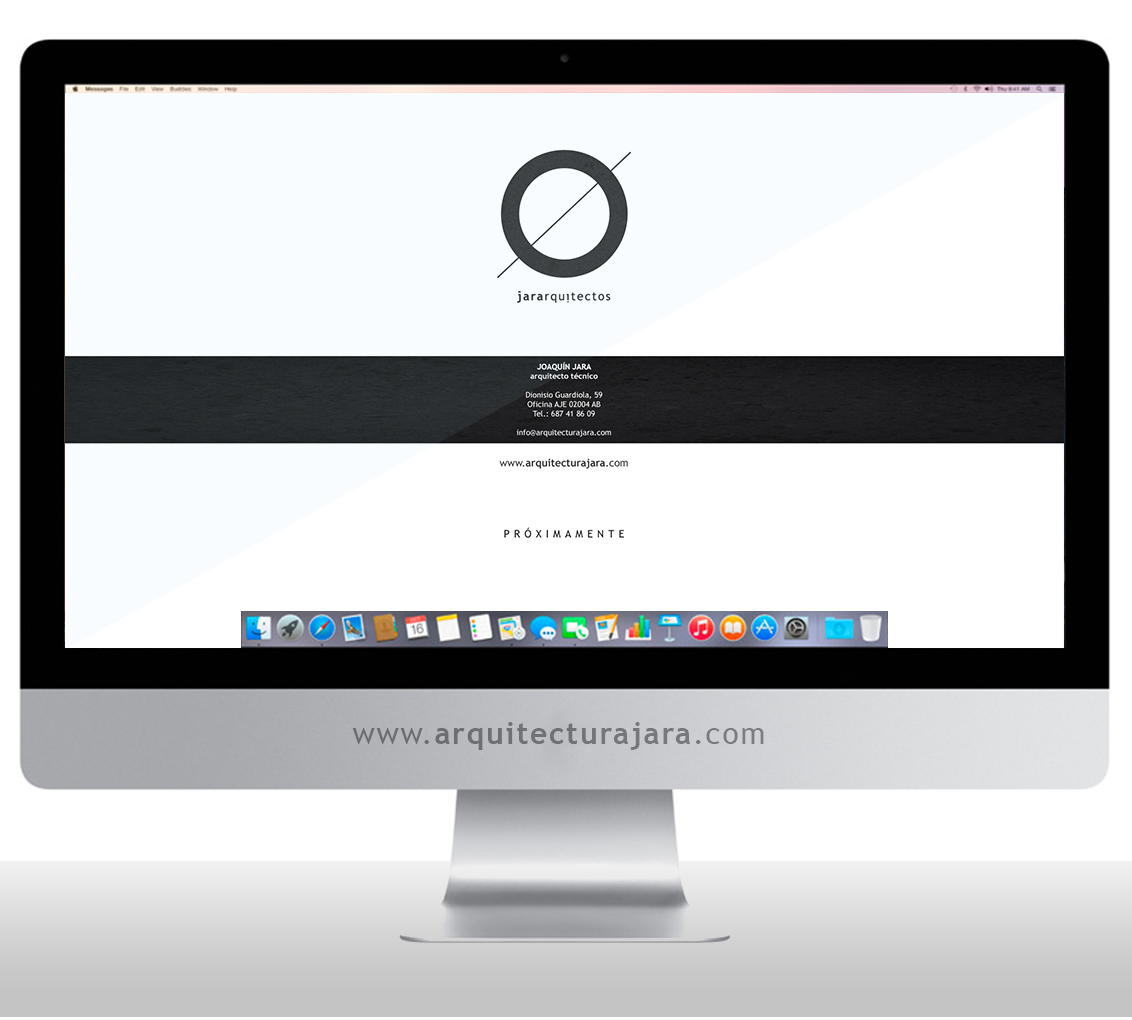 Diseño página web Jara Arquitectos