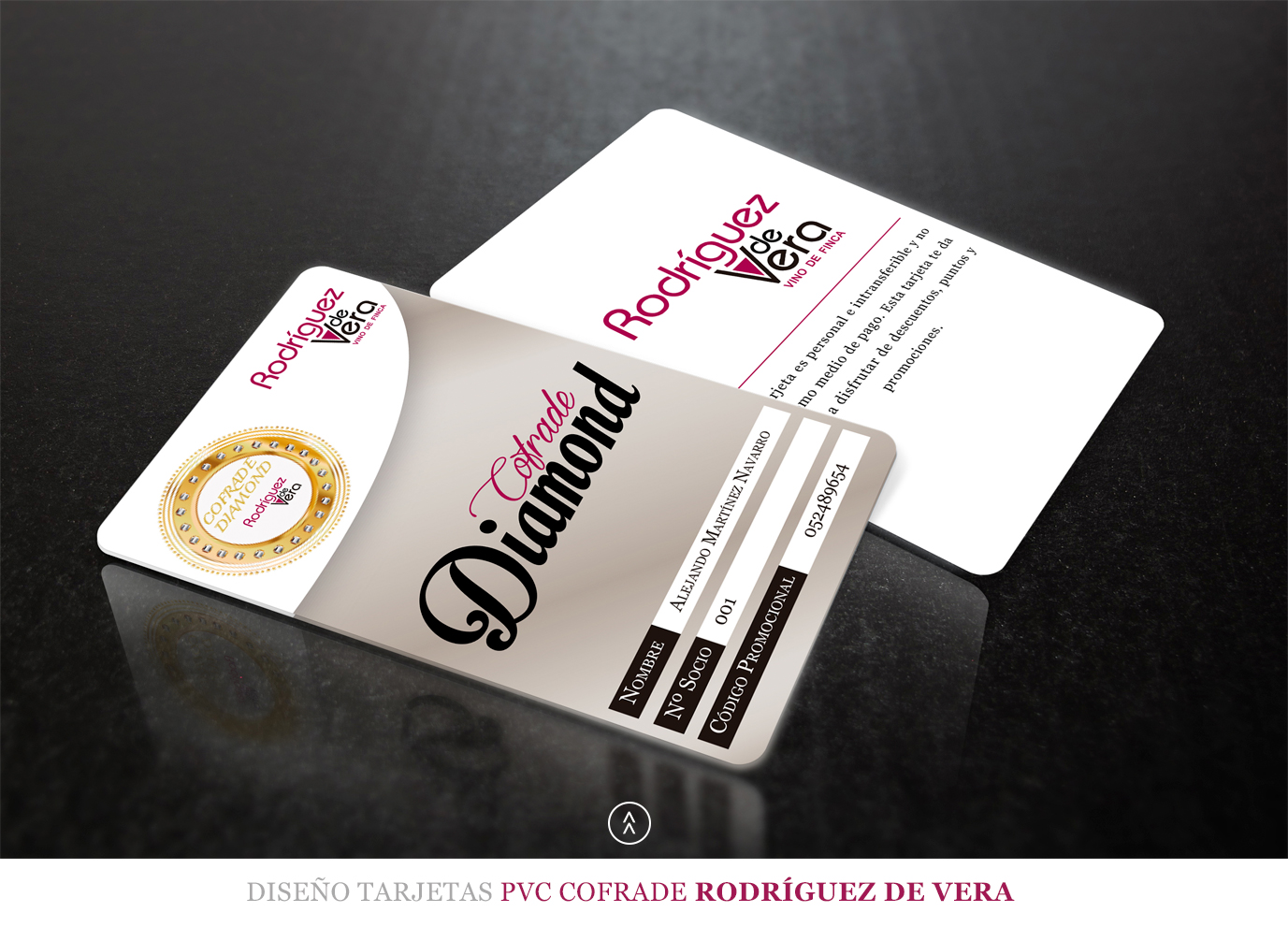 Diseño gráfico, diseño grafico Albacete e imprenta de tarjetas pvc de cofradía Rodriguez de Vera