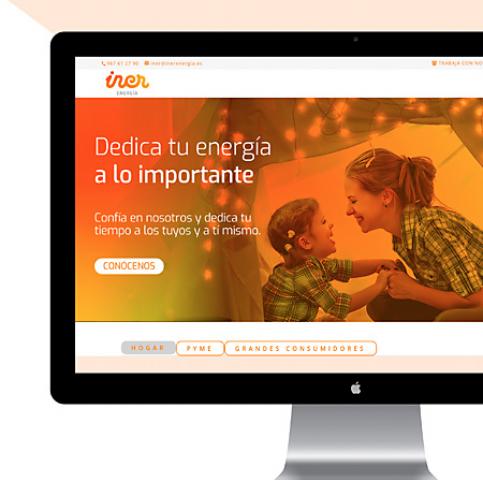 Diseño web y programación a medida para Iner Energía